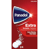 Panadol Extra Soluble paracetamol tablets 24 tablets, imported from the UK