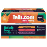 Tails wet dog food variety multipack 6 x 150g (British brand)
