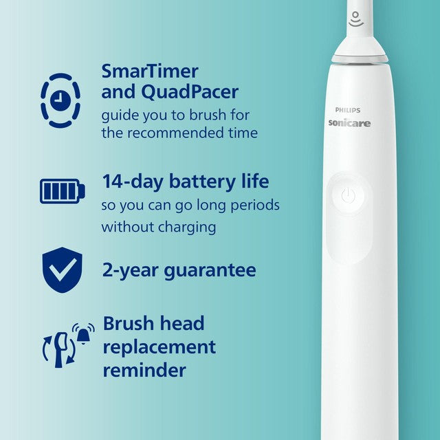 Philips Sonicare Series 4100 White electric toothbrush, imported from the UK