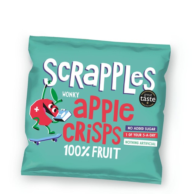 Scrapples apple fruit crisps 12g (British brand)