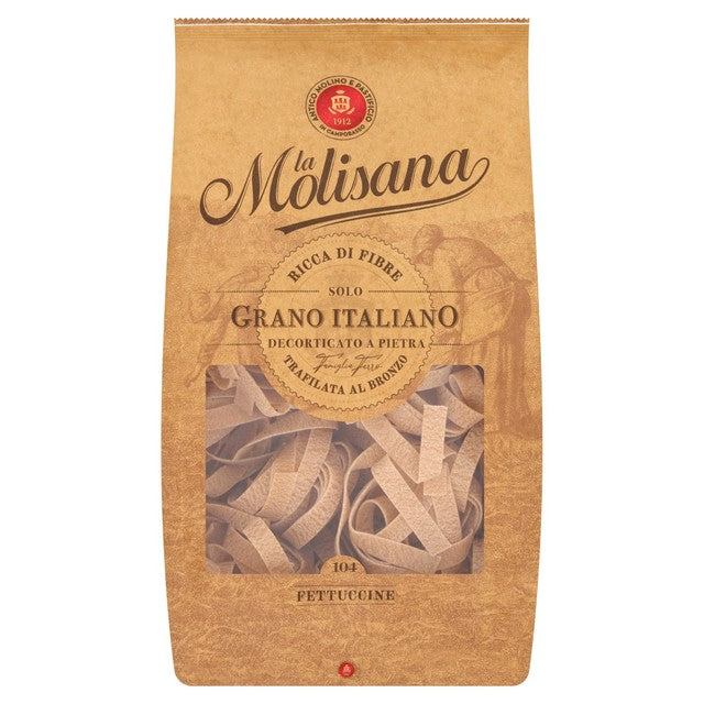 La Molisana wholewheat fettuccine pasta 500g, UK version
