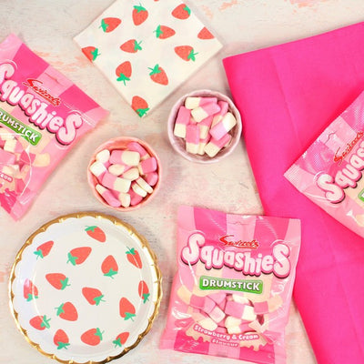 Swizzels Squashies Framboise & Crème Bonbons Gélifiés 140g