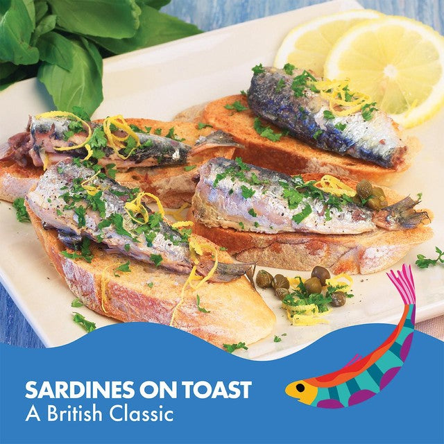 Fish 4 Ever Sardines Organic Tomato Sauce 120g - British product
