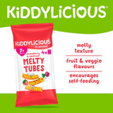 Kiddylicious Melty Tubes Strawberry & Beetroot