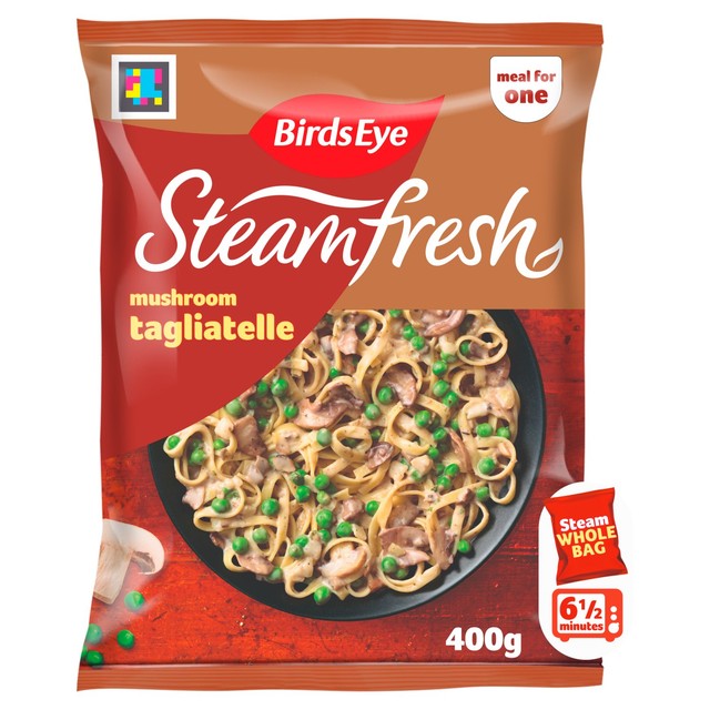 Birds Eye mushroom tagliatelle frozen meal 400g - British product