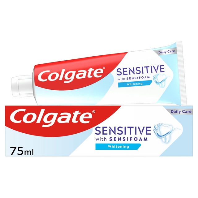 Colgate sensitive whitening toothpaste 75ml - British product