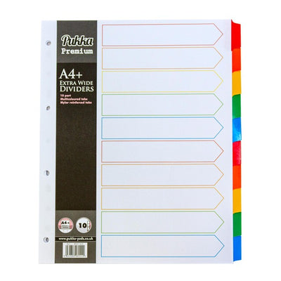 Pukka Pads A4 10 Part Premium Binder Dividers