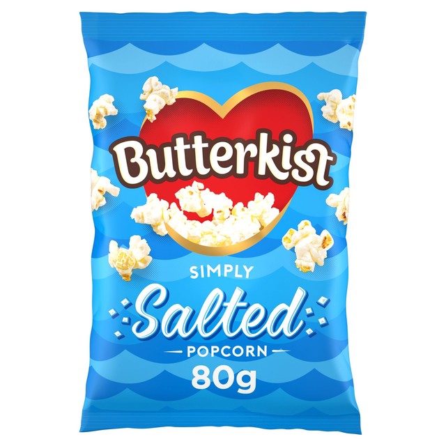 Butterkist simply salted popcorn 80g - British product