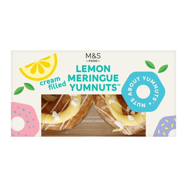 M&S Lemon Meringue Yumnut 252g, imported from the UK