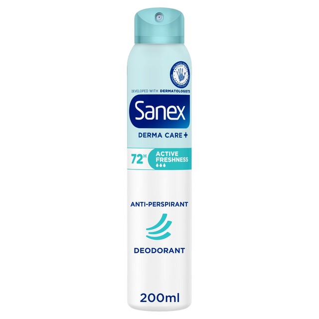 Sanex Active Freshness antiperspirant spray deodorant 200ml (British brand)