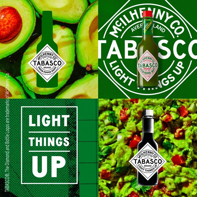 Tabasco mild green hot sauce 57ml (British brand)