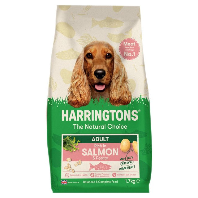 Harringtons salmon dry dog food 1.7kg, UK version