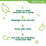 Simple facial gel wash for sensitive skin 150ml (British brand)