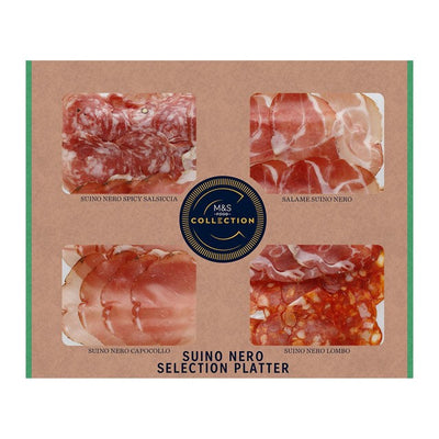 M&S Collection Suino Nero Platter Selection Italian Cured Pork Deli Platter 120g