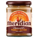 Meridian smooth no salt peanut butter 280g, imported from the UK