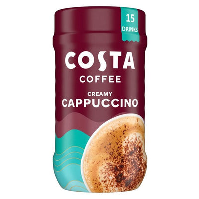 Costa Cappuccino Flavour Instant Coffee Beverage 255g