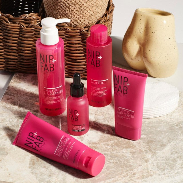 Nip+Fab Salicylic Acid Fix Gel Cleanser 145ml, imported from the UK
