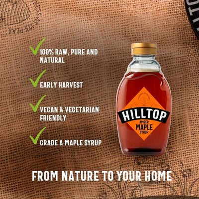 Hilltop Honey Bernstein Ahornsirup 640g