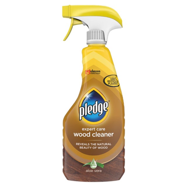 Pledge Wood Cleaner Spray Aloe Vera 500ml, imported from the UK