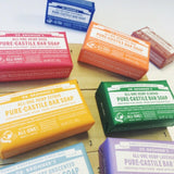 Dr. Bronner's rose soap bar 140g - British product