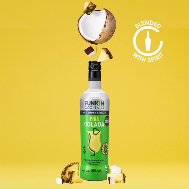 Funkin Pina Colada alcoholic cocktail 70cl - British product
