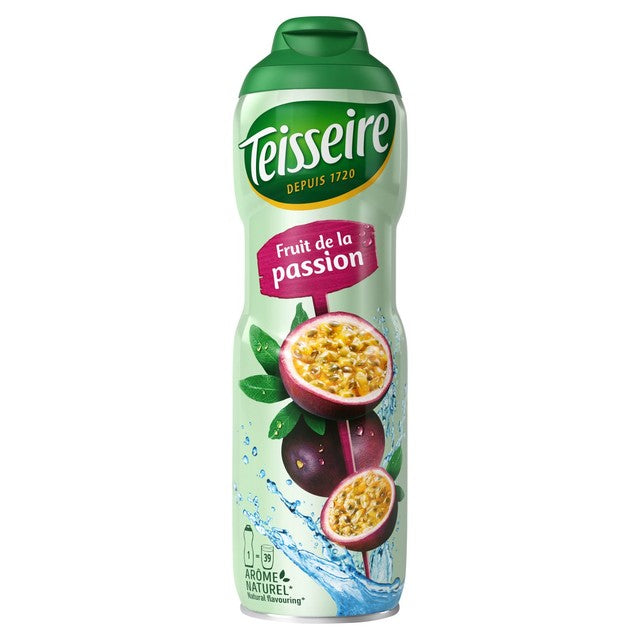 Teisseire passion fruit syrup 600ml (British brand)