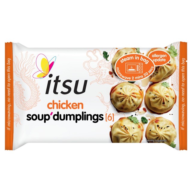 Itsu Chicken Soup Dumplings 168g, UK version