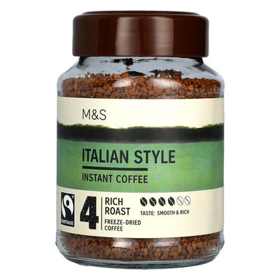 Café instantané M&S Fairtrade style italien 100g