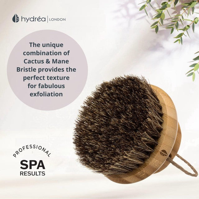 Hydrea London Bamboo Balancing Body Brush with Combination Bristle, UK version