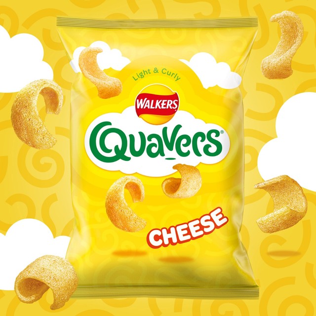 Walkers Quavers Cheese potato snack multipack 12x16g (British brand)