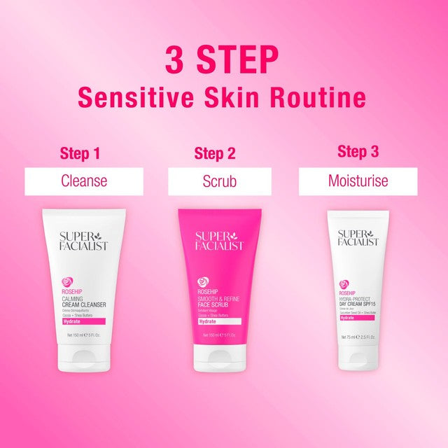 Super Facialist Rose Creamy Cleanser 150ml (British brand)