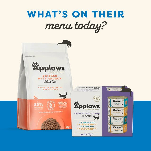 Applaws fish selection cat food pouches 12x70g - British product