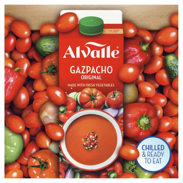 Alvalle Gazpacho Original chilled vegetable soup 500ml - British product