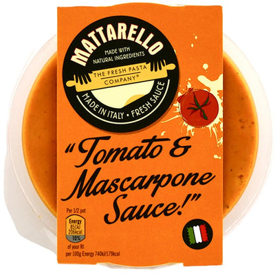 The Fresh Pasta Co. Mattarello Tomato & Mascarpone Sauce Pasta Sauce 230g