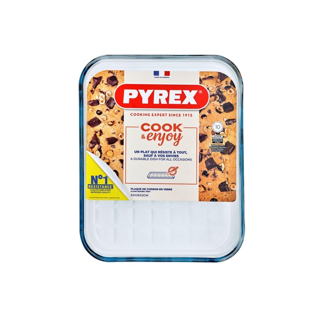 Pyrex Glass Baking & Oven Tray 32cm