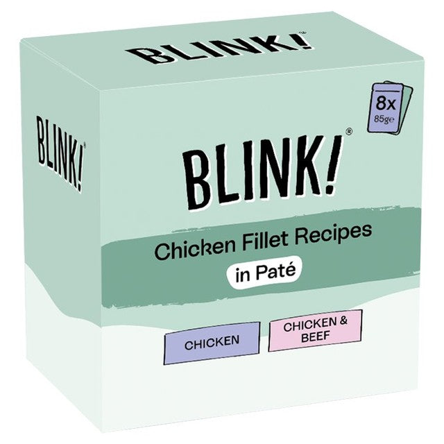 Blink pate selection wet cat food multi-pack 8 x 85g - British product