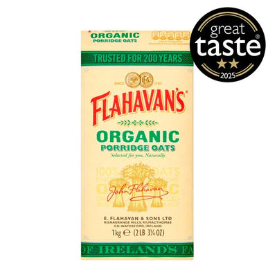 Flahavan's Organic Porridge Oats 1kg Box