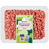 Ocado lamb mince 10% fat 250g, imported from the UK