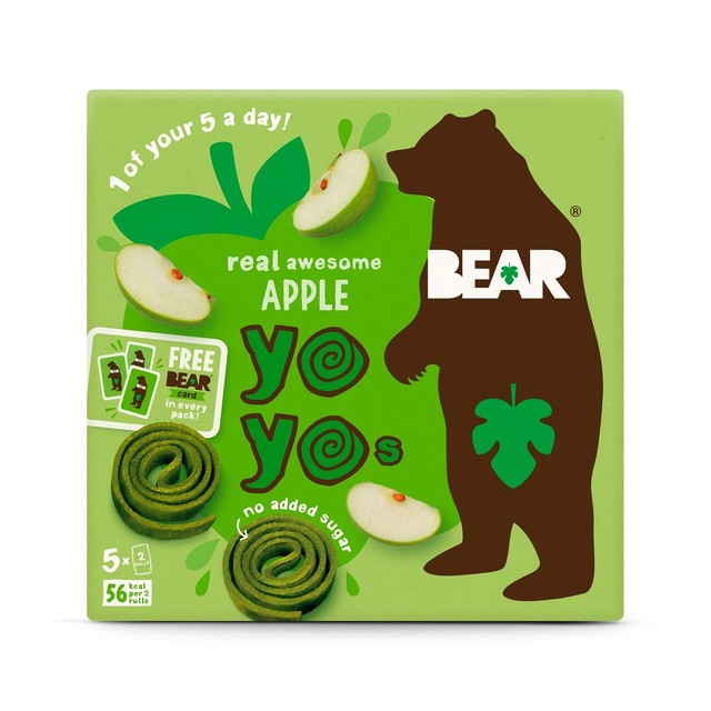 Bear Fruit Yoyos Apple 100g Multipack - British product
