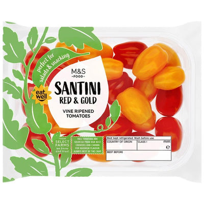 M&S Red Gold Santini Tomatoes Fresh Produce 340g
