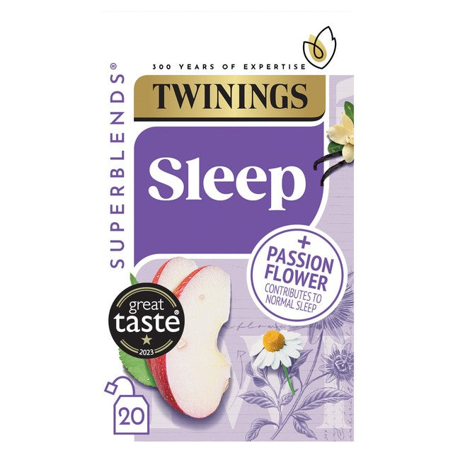 Twinings herbal tea spiced apple and camomile 20 tea bags per pack (British brand)