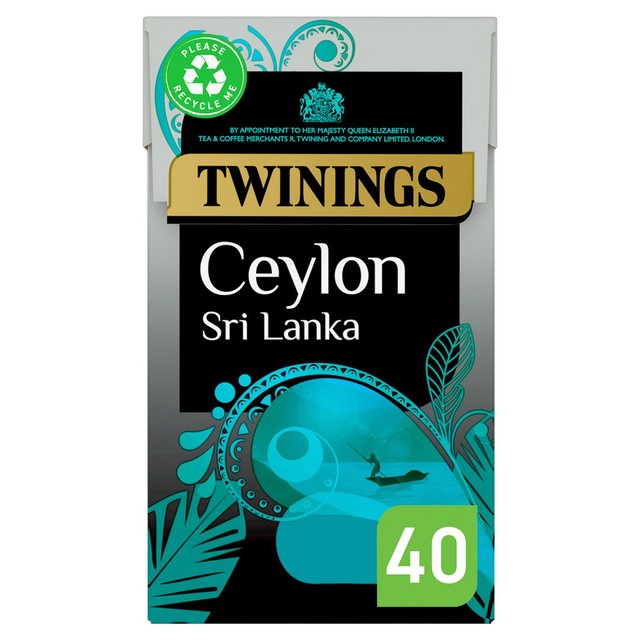 Twinings Ceylon Tea 40 Teabags (British brand)