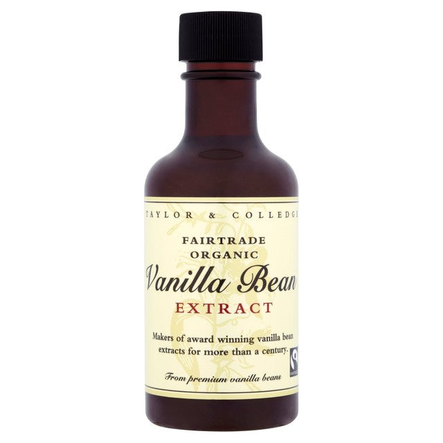 Taylor & Colledge Organic & Fairtrade Vanilla Bean Extract 100ml (British brand)