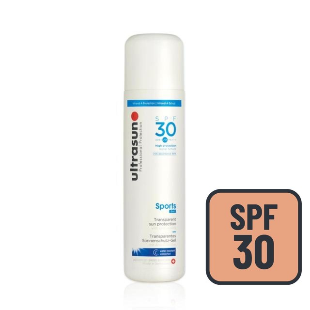 Ultrasun SPF 30 Sports Gel sunscreen 200ml (British brand)