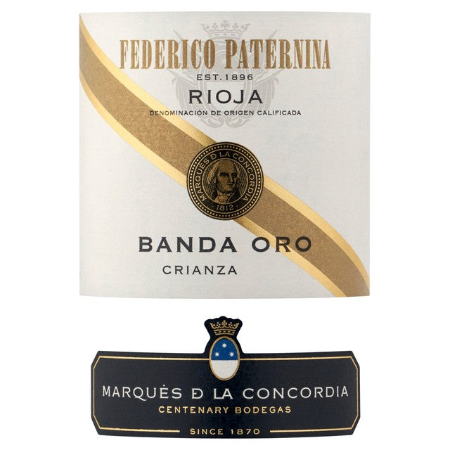 Federico Paternina Banda Oro Rioja Crianza red wine 75cl - British product