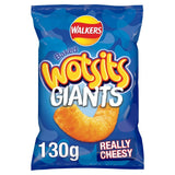 Wotsits Giants Really Cheesy crisps 130g (British brand)