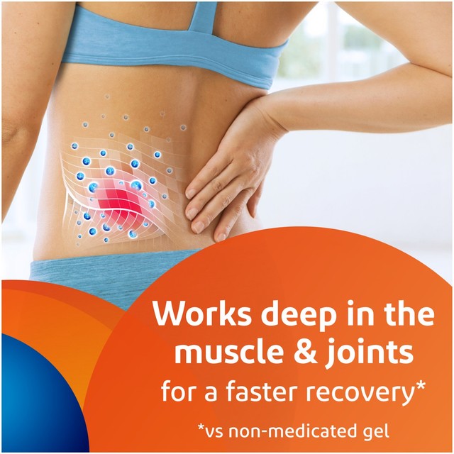 Voltarol back and muscle pain relief gel 50g, imported from the UK