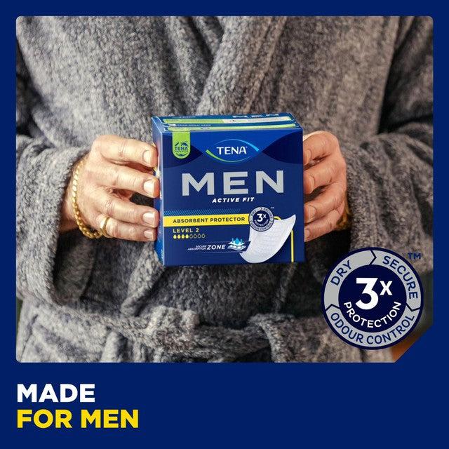 TENA Men Level 3 incontinence protector 8 pack (British brand)