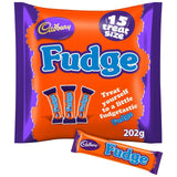 Cadbury fudge treatsize chocolate bar 202g - British product