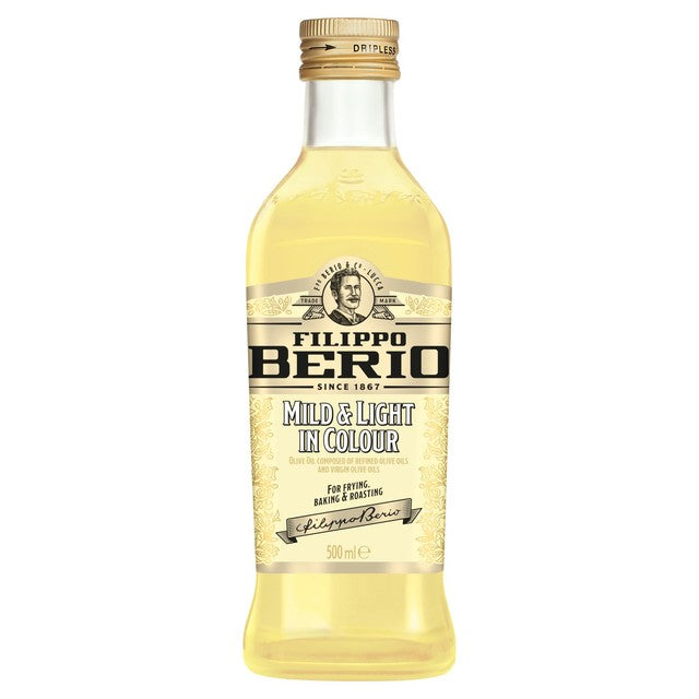 Filippo Berio mild & light olive oil 500ml - British product